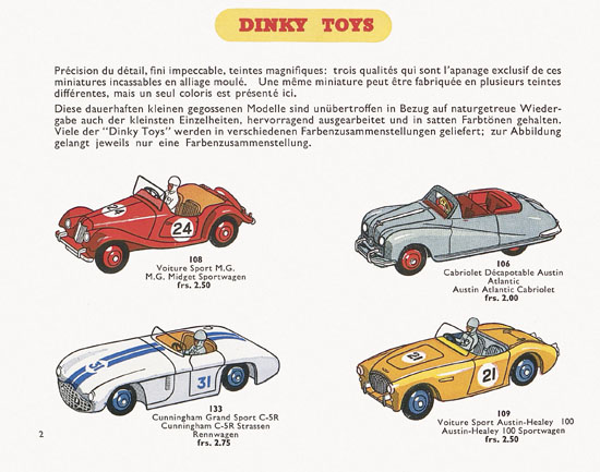 Dinky Toys Katalog 1955, Dinky Supertoys 1955