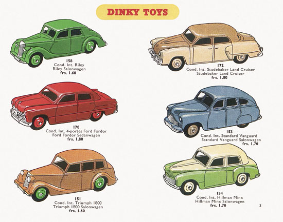 Dinky Toys Katalog 1955, Dinky Supertoys 1955