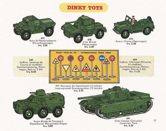 Dinky Toys Katalog 1955, Dinky Supertoys 1955