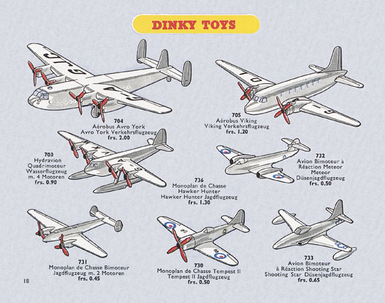 Dinky Toys Katalog 1955, Dinky Supertoys 1955