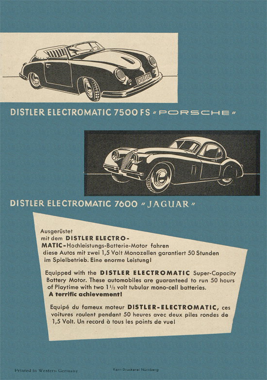 Distler Electromatic Strom-Tankstelle 1956