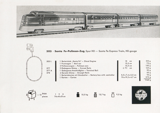 Distler Katalog 1960