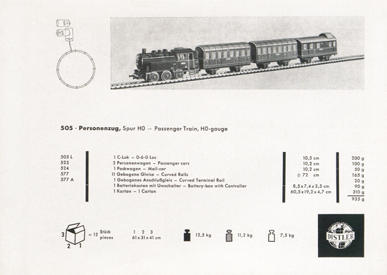 Distler Katalog 1960