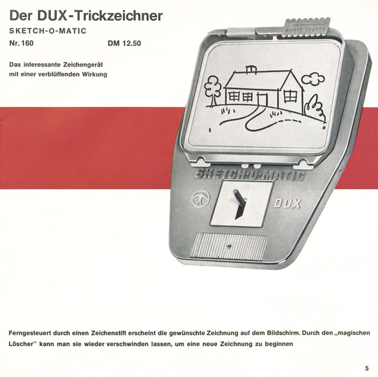 DUX Modellbau Katalog 1964