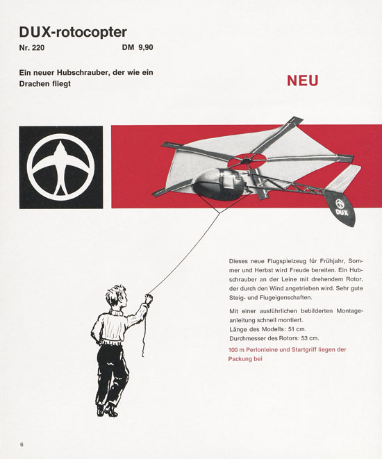 DUX Modellbau Katalog 1971