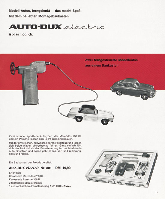 DUX Modellbau Katalog 1971