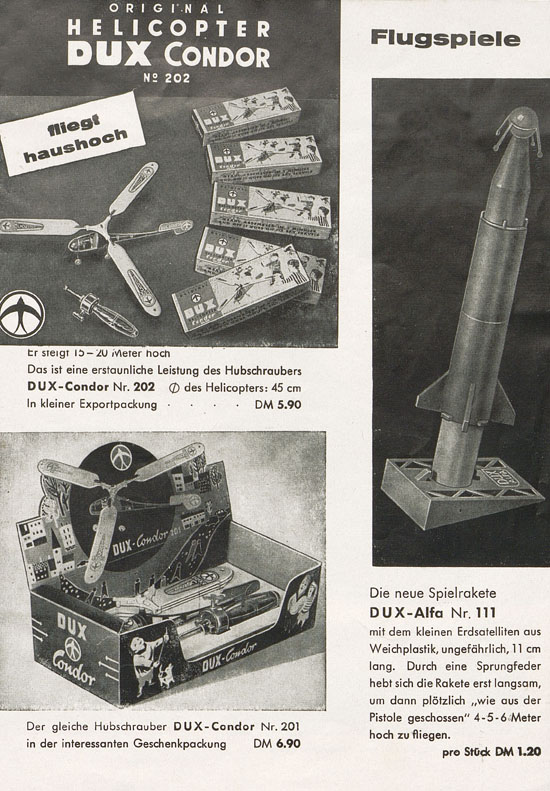 DUX Katalog Weihnachten 1958