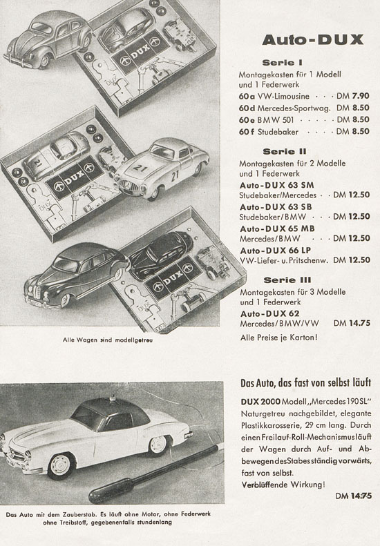 DUX Katalog Weihnachten 1958