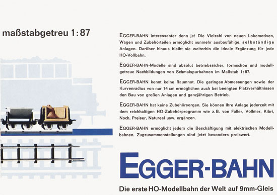 Egger-Bahn Katalog 1965-1966