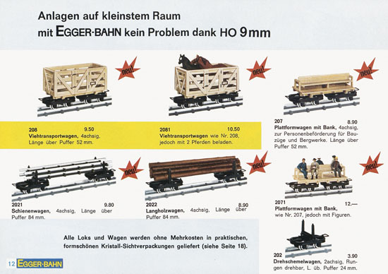 Egger-Bahn Katalog 1965-1966