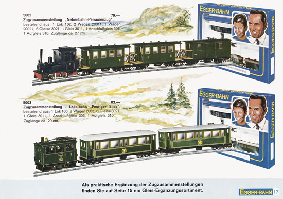 Egger-Bahn Katalog 1965-1966