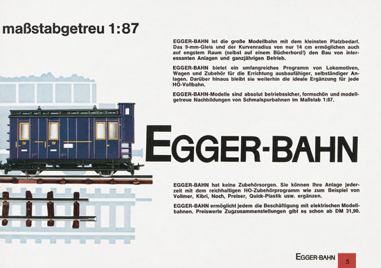 Egger-Bahn Katalog 1966-1967