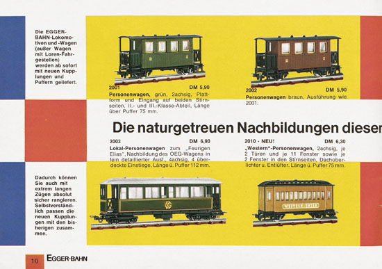 Egger-Bahn Katalog 1966-1967