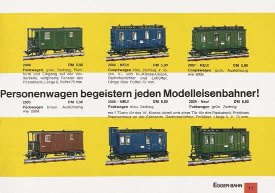 Egger-Bahn Katalog 1966-1967