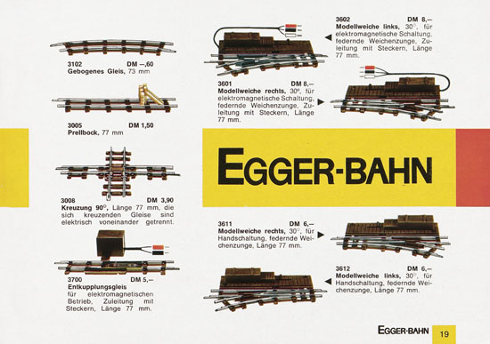 Egger-Bahn Katalog 1966-1967