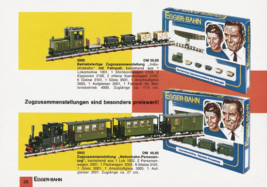 Egger-Bahn Katalog 1966-1967