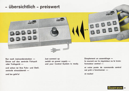 Egger-Bahn Neuheiten 1966