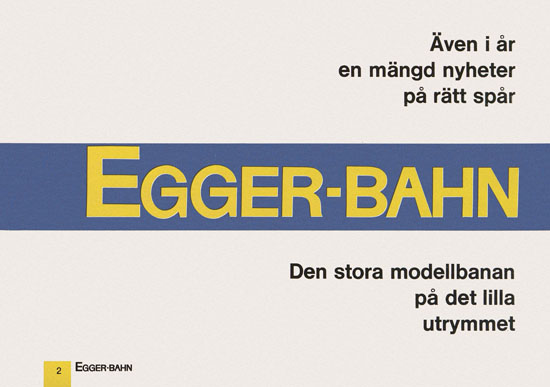 Egger-Bahn Katalog Sverige 1966-1967