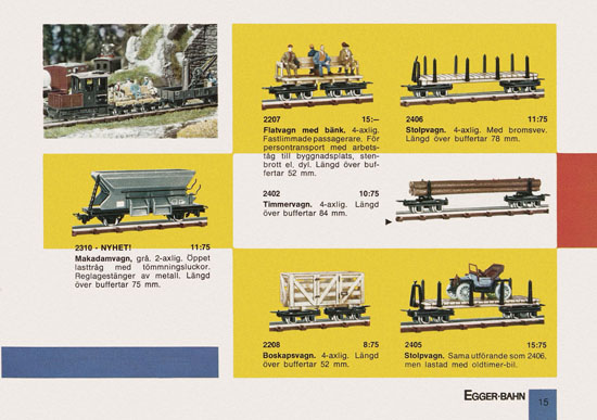 Egger-Bahn Katalog Sverige 1966-1967