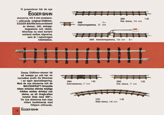 Egger-Bahn Katalog Sverige 1966-1967