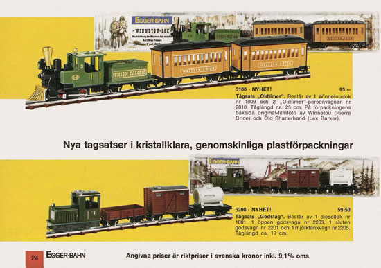 Egger-Bahn Katalog Sverige 1966-1967