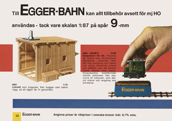 Egger-Bahn Katalog Sverige 1966-1967