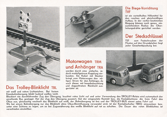 Eheim Trolley Bus H0 Katalog 1955