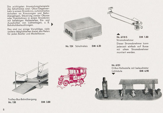 Eheim Modellspielwaren H0 Katalog 1962