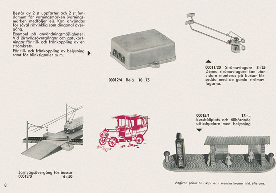 Eheim Modeller H0 Sverige 1962