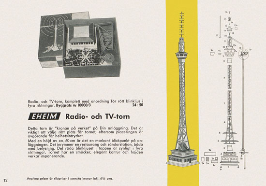 Eheim Modeller H0 Sverige 1962