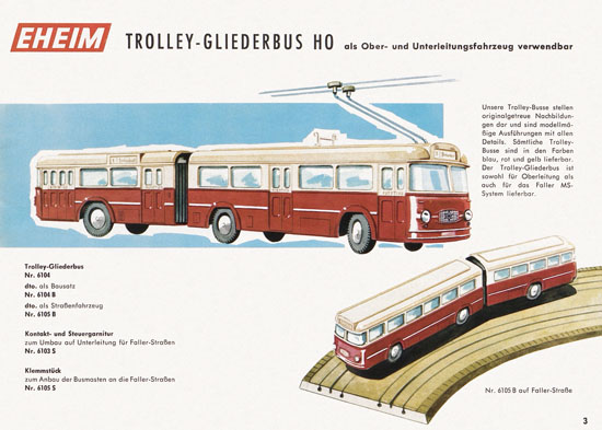 Eheim Modellspielwaren H0 1964