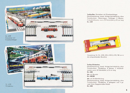 Eheim Modellspielwaren H0 1964