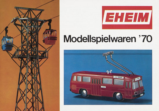 Eheim Modellspielwaren 1970