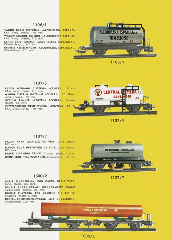 Electrotren Faltblatt 1963