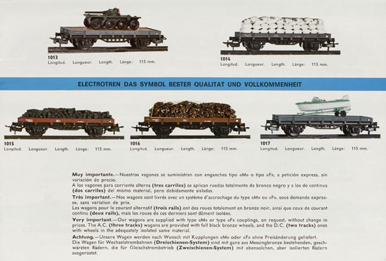 Electrotren Katalog 1970