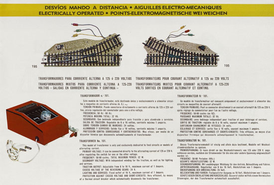 Electrotren Katalog 1970