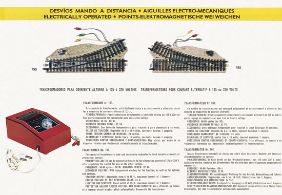 Electrotren Katalog 1972