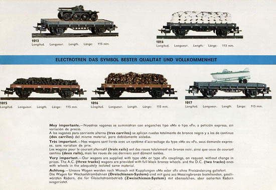 Electrotren Katalog 1973