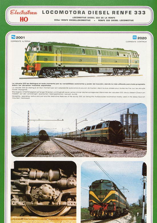 Electrotren Katalog 1981-1982