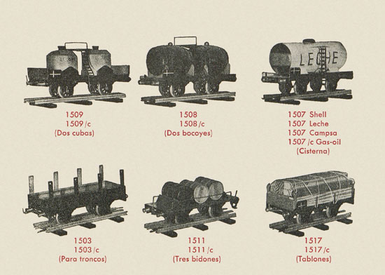 Electrotren catalogo 1953