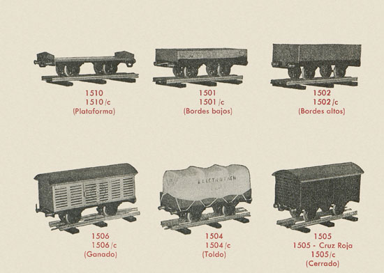 Electrotren catalogo 1953