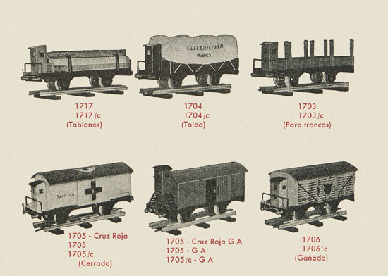 Electrotren catalogo 1953