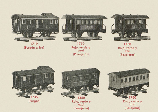 Electrotren catalogo 1953