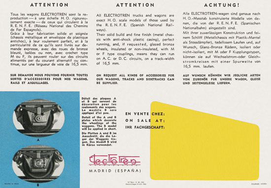 Electrotren Katalog 1963