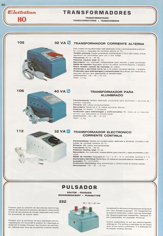 Electrotren Katalog 1984