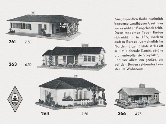 Faller Katalog 1954