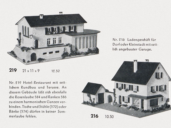 Faller Katalog 1954