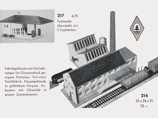 Faller Katalog 1954