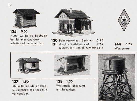 Faller Katalog 1955