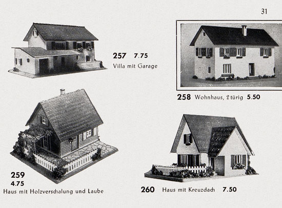 Faller Katalog 1955